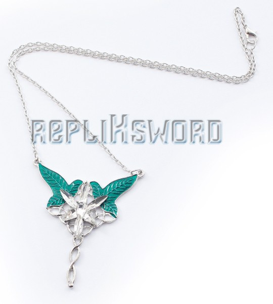 Collier Seigneur Des Anneaux - Arwen, Papillon - Noble Collection En Argent Plaqué - Occasion