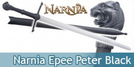 Narnia Epee + Fourreau de Peter Replique Black Edition