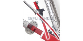 Katana Raiden Epee Metal Gear Solid Lame Rouge