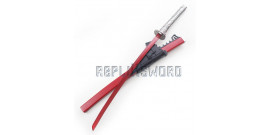 Katana Raiden Epee Metal Gear Solid Lame Rouge