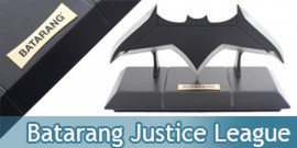 Batman Batarang Acier Justice League + Support