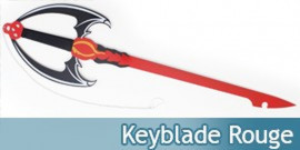 Keyblade Rouge Epee Acier Replique