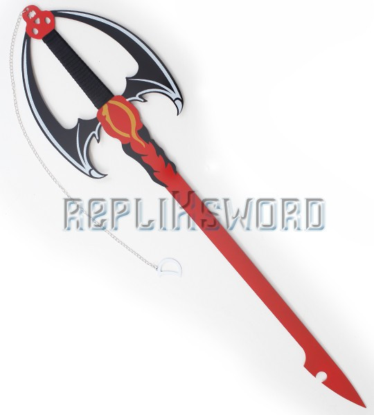 Keyblade Rouge Epee Acier Replique