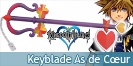 Kingdom Hearts Sora Keyblade As de Cœur Mousse