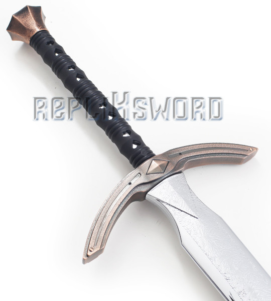 Plastique Résistant Frappe Épée Médiévale Excalibur Polypropylène 115cm - Sabre Combat Entraînement Frappe Deux Mains épée Médiévale