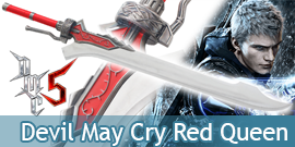 Devil May Cry Epee de Nero Sword Red Queen Sabre
