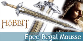 Le Hobbit Replique Regal Epee en Mousse Thorin Oakenshield