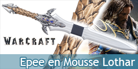Warcraft Epee de Lothar en Mousse Replique Sabre