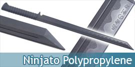 Epee Ninjato en Polypropylene 70 cm Ninja Entrainement combat