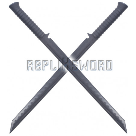 Lot De 2 Épées En Polypropylène 79 Cm - Matière Ultra-Résistante - Combat Et Entraînement Arts Martiaux
