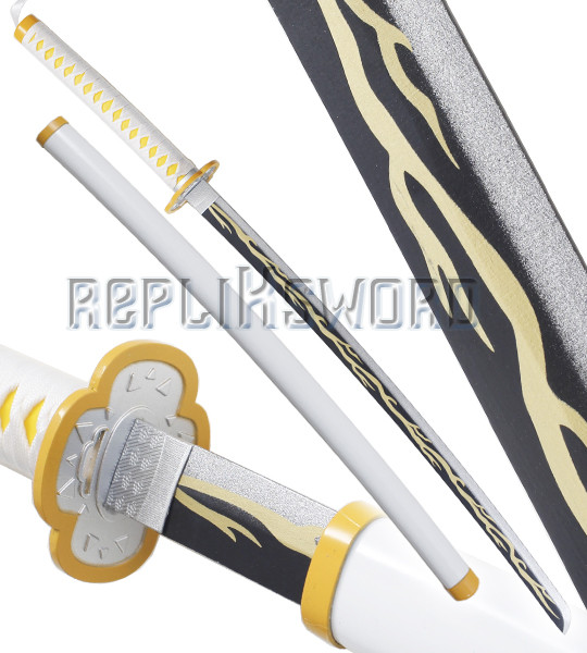 Achat Sabre de Demon Slayer, Replique Epee Zenitsu Agatsuma, JT148DEMWDBK -  Repliksword