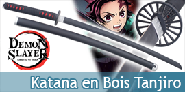 Demon Slayer Katana en Bois...