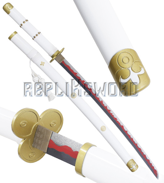 Katana en bois Enma cosplay Roronoa Zoro manga One Piece – couteaux bushido