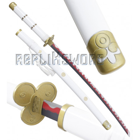 One Piece Katana En Bois Lame En Bois Ame No Habakiri Zoro Sabre Oden Kozuki Epee Amenohabagiri Enma Katana Japonais Repliksword Item 12060038