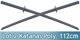 Pack 2 Katanas Sabre en...