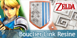 Zelda Bouclier de Link Résine Bouclier Hylia Bouclier d'Hylia