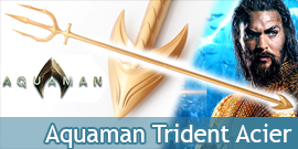 Aquaman Trident Lance Acier...