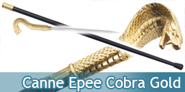 Canne Epee Cobra Gold Canne...