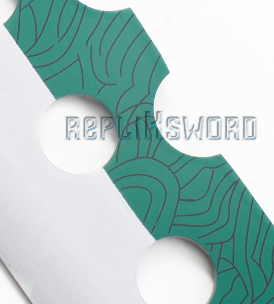 Réplique épée Méliodas Seven Deadly Sins - Lostvayne En Bois - 70cm - Fourreau Cuir Vert Inclus