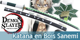 Demon Slayer Katana en Bois...