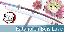 Demon Slayer Katana en Bois...