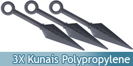 Set 3 Kunais Polypropylene...