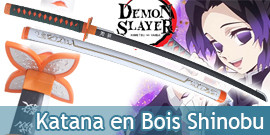 Achat Sabre Tanjiro Coupant, Katana Demon Slayer Practical - Repliksword