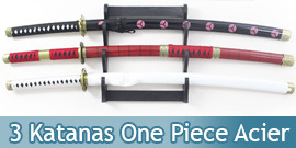 Lot 3 katanas One Piece...