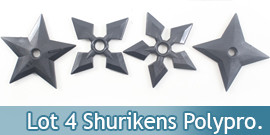 Set 4 Shurikens en...