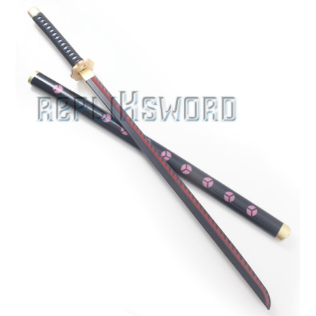 Mini Katana Zoro Shusui – Réplique En Bois 45 Cm, Avec Présentoir, Pour Collection Ou Cosplay One Piece