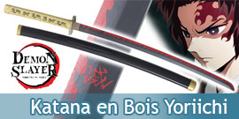 Demon Slayer Katana en Bois...