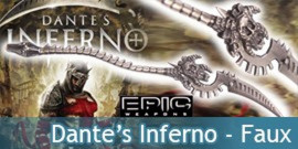 Dante's Inferno Coupe Papier Faux Ouvre Lettre
