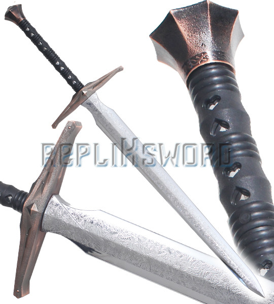 Lot De 2 épées Médiévales D’entraînement En Polypropylène – 103 Cm, 710 G, Robustes Pour Le Combat Simulé