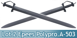Pack 2 Epees Polypropylene...