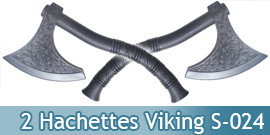 Pack 2 Haches Vikings...