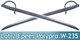 Pack 2 Sabres Polypropylene...