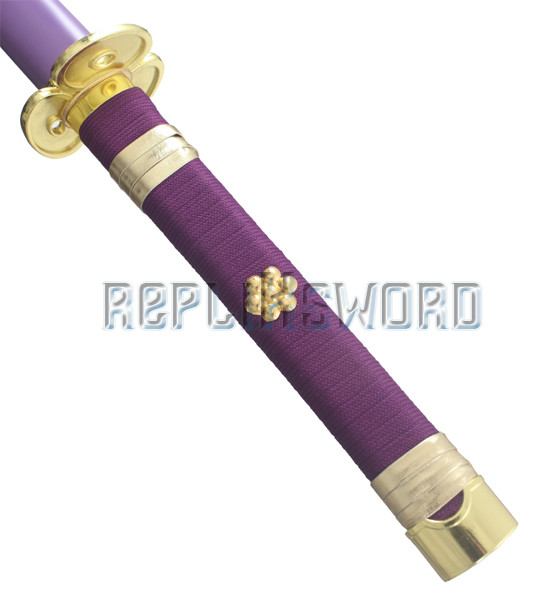 Épée En Bois Enma Violette - Roronoa Zoro One Piece - Réplique JT10661PU-2