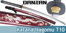 Danzan Katana Tranchant Sabre Nagomu Epee Aiguisée Dragon Epee Entrainement - Lame T10