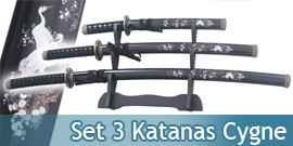 Set 3 Katanas Cygne Epée...