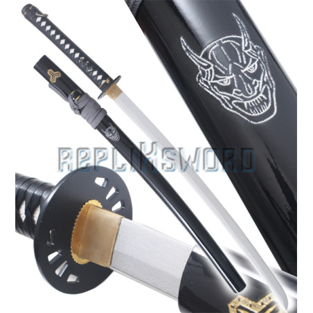 Katana Kill Bill En Bois – Réplique Décorative – Avec Fourreau Et Présentoir – Idéal Cosplay, Collection - 7