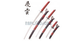 Katana Set 3 - Dragon Red Edition