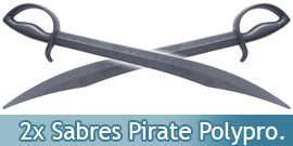 Pack 2 Sabres Pirate...