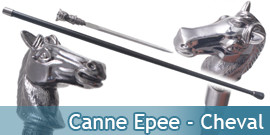 Canne Epee Cheval Canne...