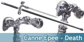 Canne Epee Death Head Canne...