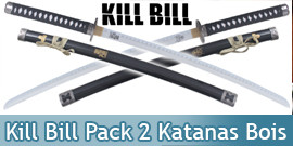 Pack 2 Katanas Kill Bill en...