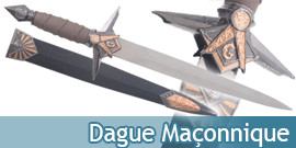 Dague Maçonique Poignard...