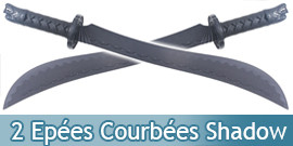 Pack 2 Épées Courbées...