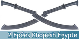 Pack 2 Épées Khopesh Egypte...
