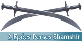 Pack 2 Épées Perses...