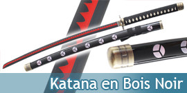 Katana en Bois Cosplay Black